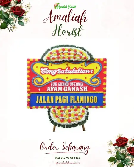 Sewa Papan Bunga Ngawis