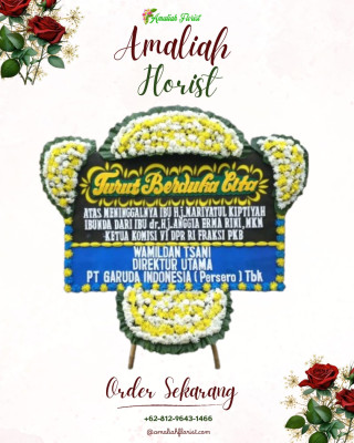 Papan Bunga Duka di Ngawis