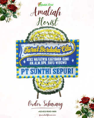 Papan Bunga Duka di Ngawis